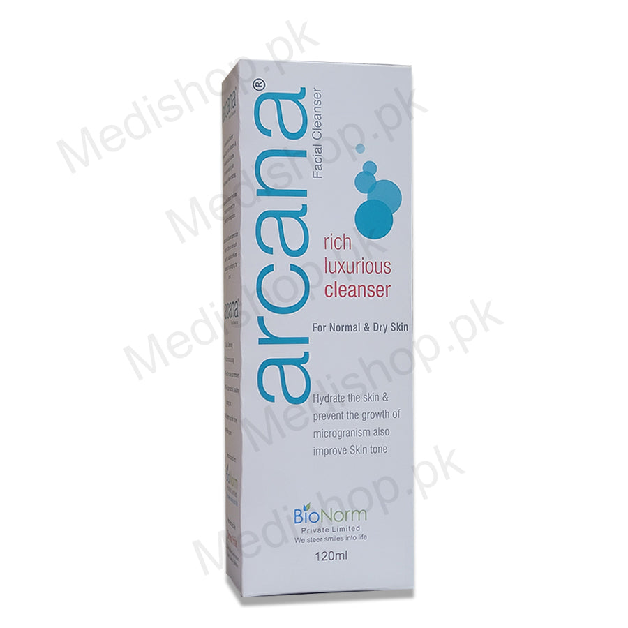 Arcana facial Cleanser 120ml- Best face cleanser- Medishop.pk
