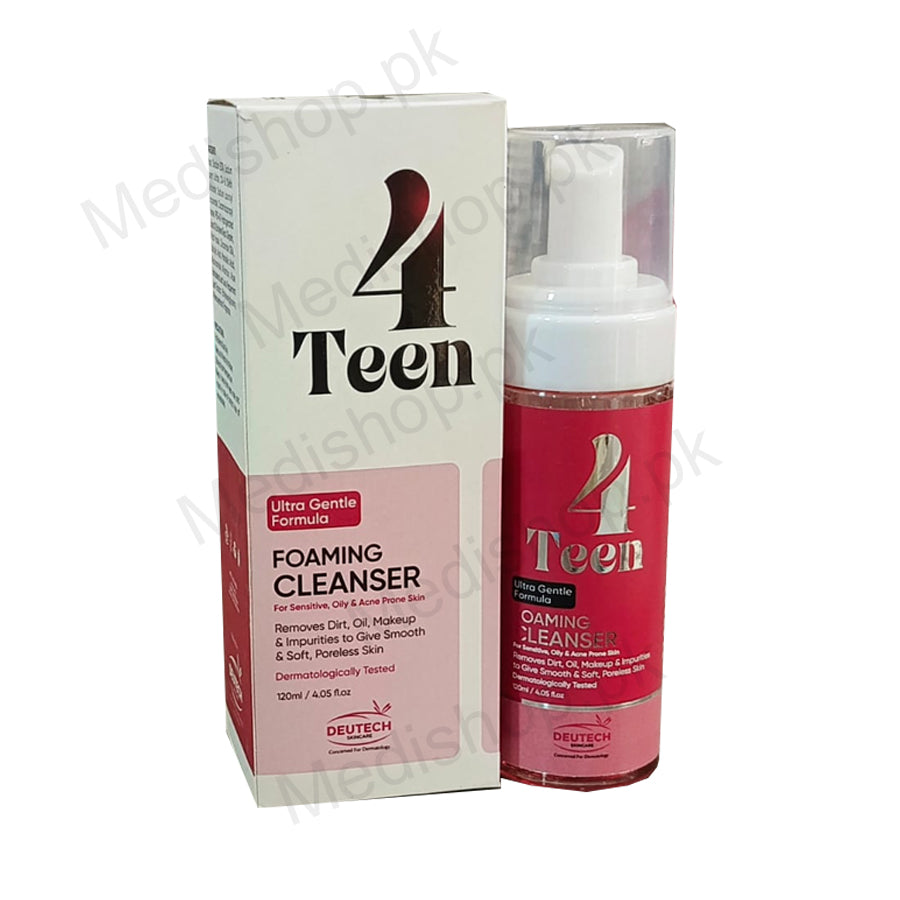 4teen acne fomaing cleanser deutech skincare