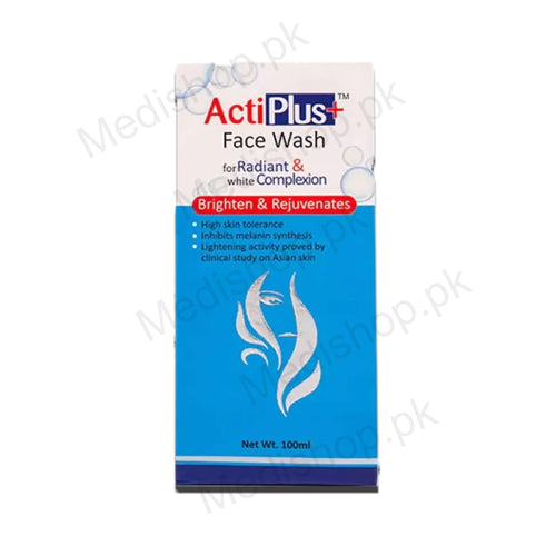 Acti Plus Skin Whitening Face Wash AZM Pharmaceuticals