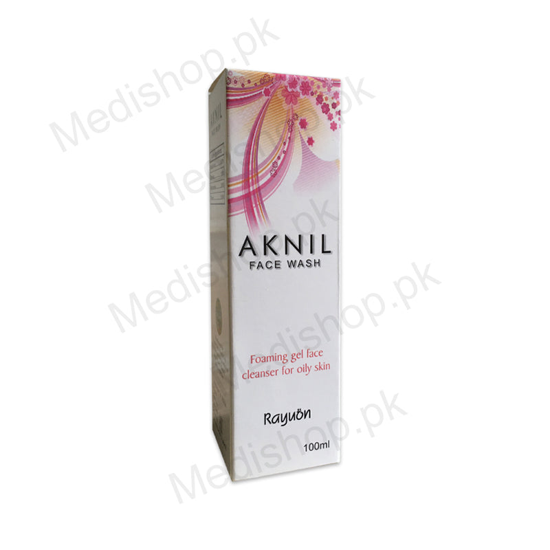 Akinil face wash 100ml face cleanser oily skin care acne treantment rayuon