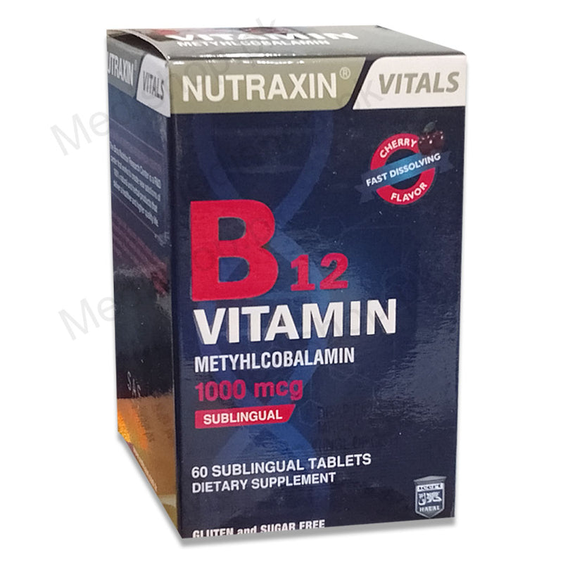 Nutraxin  B12 Vitamin Tablets