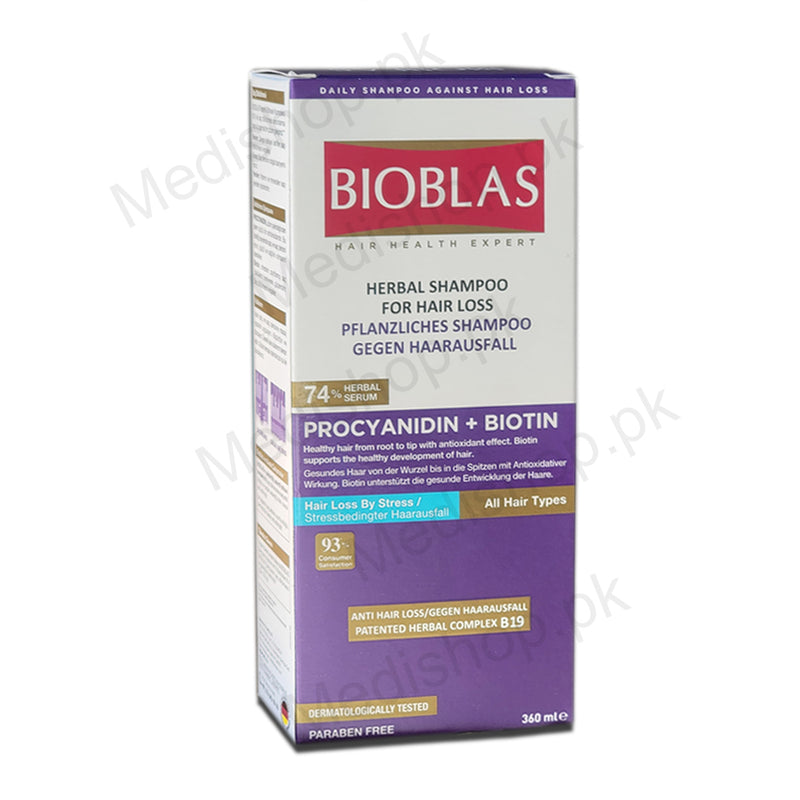 BIOBLAS PROCYANIDIN + bIOTIN SHAMPOO Asra Derm