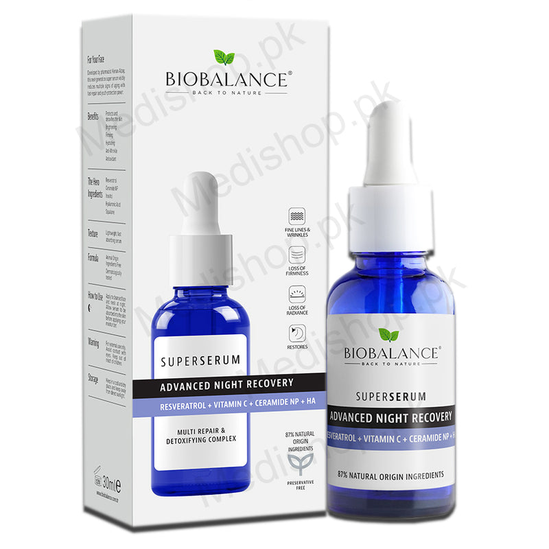 BioBalance Advanced Night Recovery Super Serum – Medishop.pk