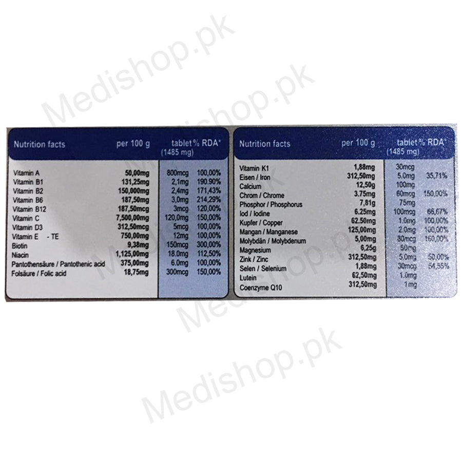 Buy Now Original GESUNDEN MULTI Tablets With Discount Price - medishop ...