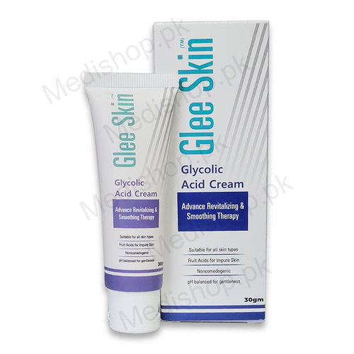 Gleeskin glycolic acid cream 30gm skincare wrinkles aging topworth