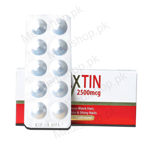 Maxtin Biotin 2500mcg Capsules PharmaHealth