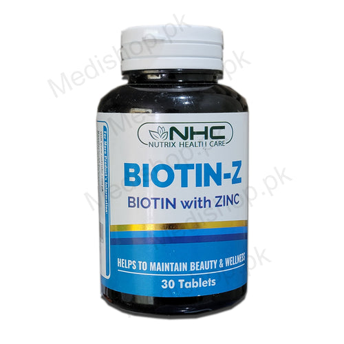 Biotin Z NHC Tablets nutrix health care