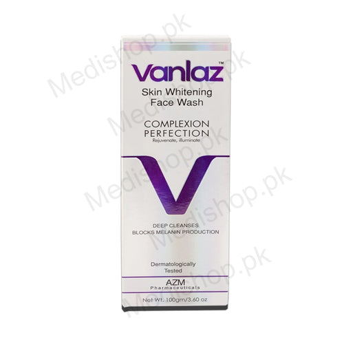 Vanlaz Skin Whitening Face Wash AZM Pharmaceuticals