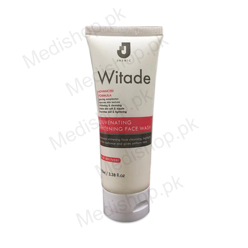    Witade rejuvenating whitening face wash skincar jasnic pharma