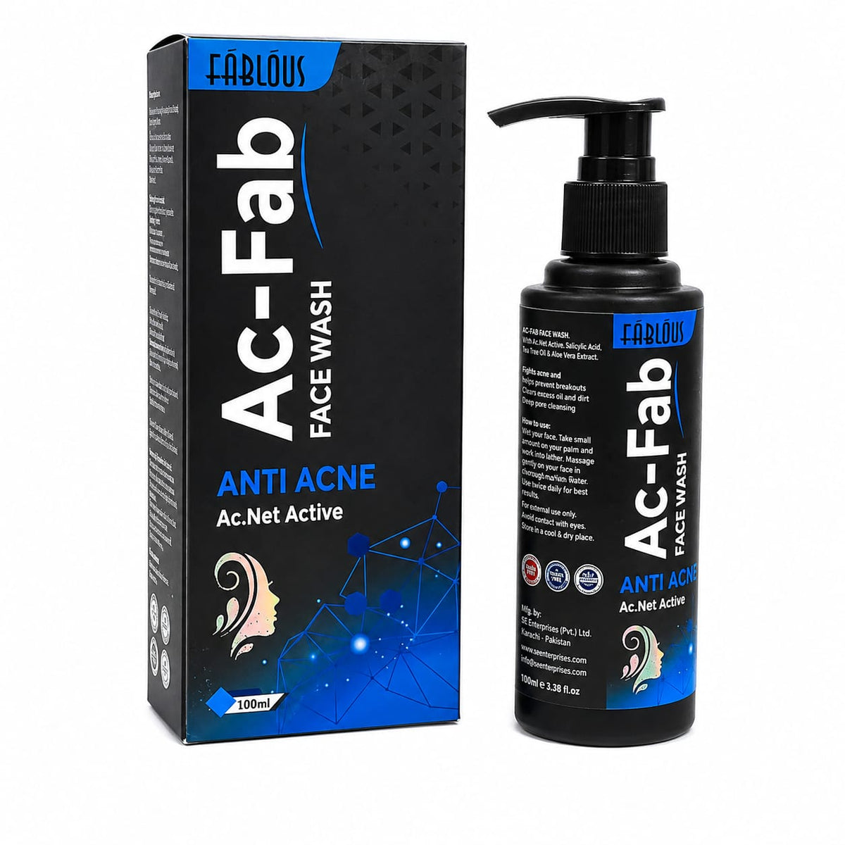 ac feb anti acne face wash