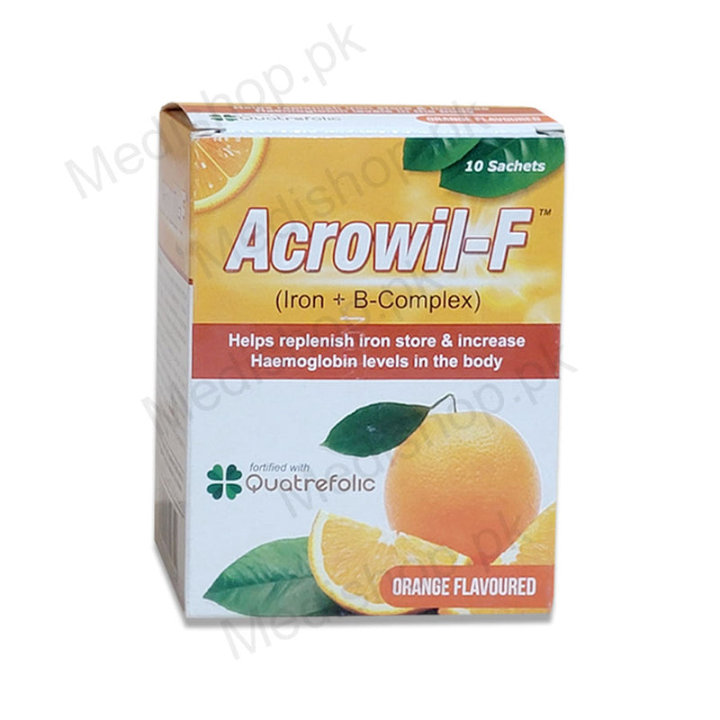 Acrowil-F Sachets Orange Flavoured