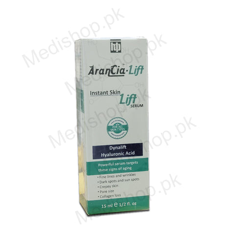 arancia lift instant skin lift serum 15ml safrin