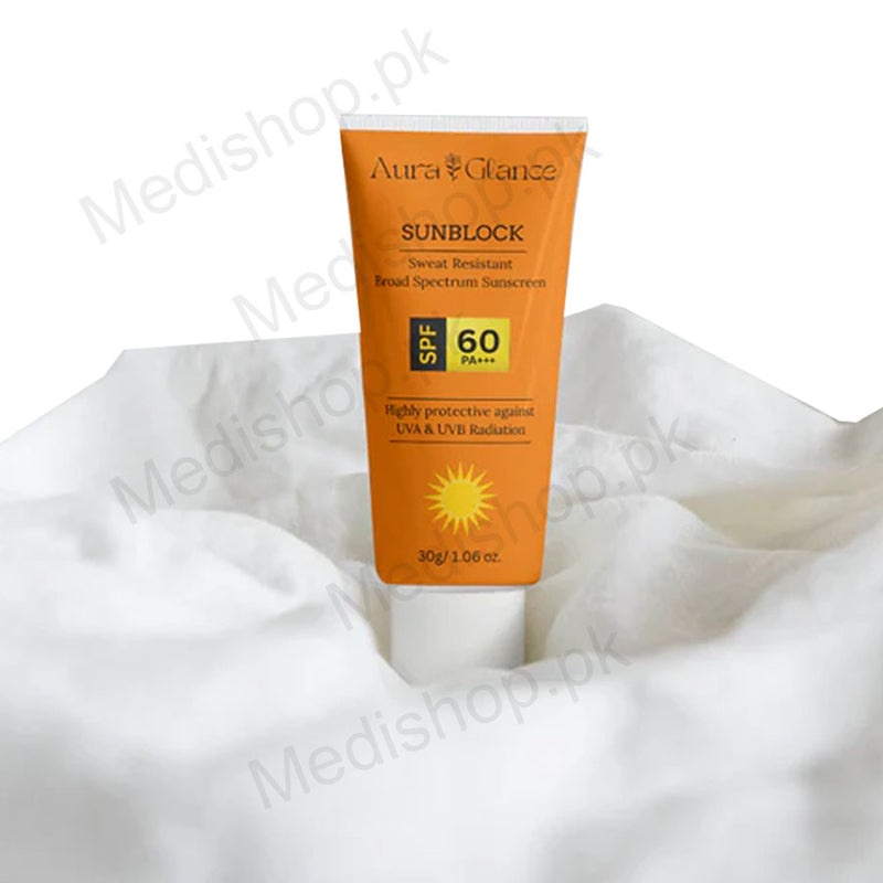Aura Glance SunBlock SPF60