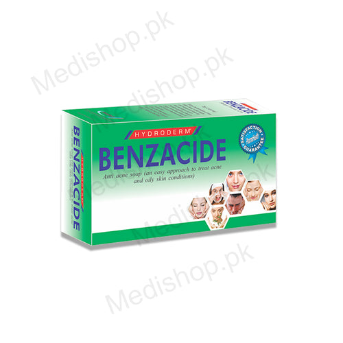 benzacide bar anti acne soap pharma health