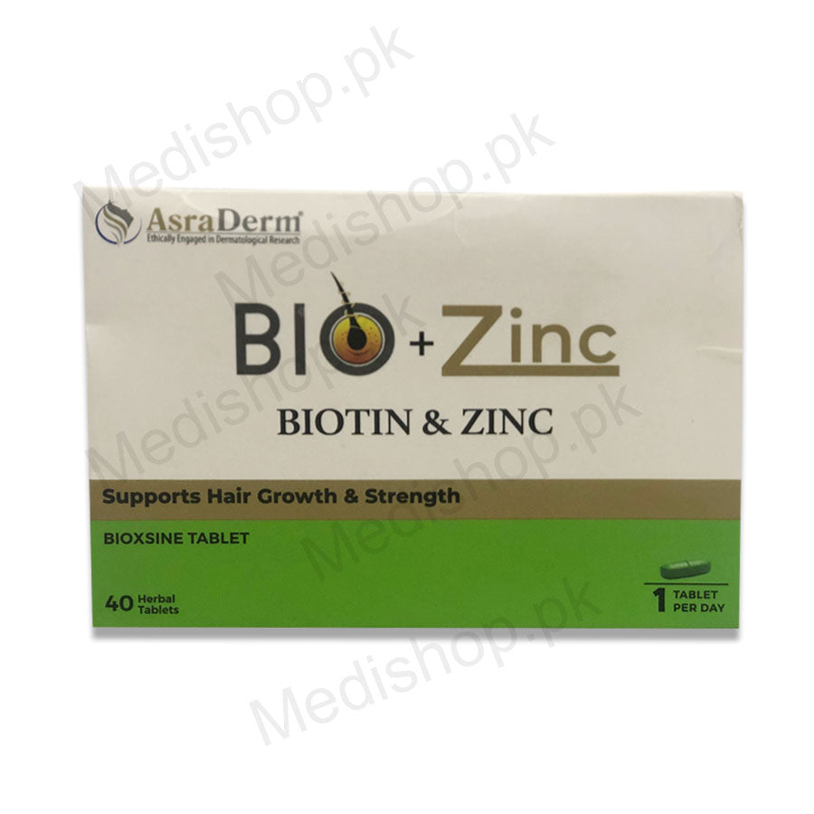 Bio Z Bio + Zinc Tablets – Medishop.pk