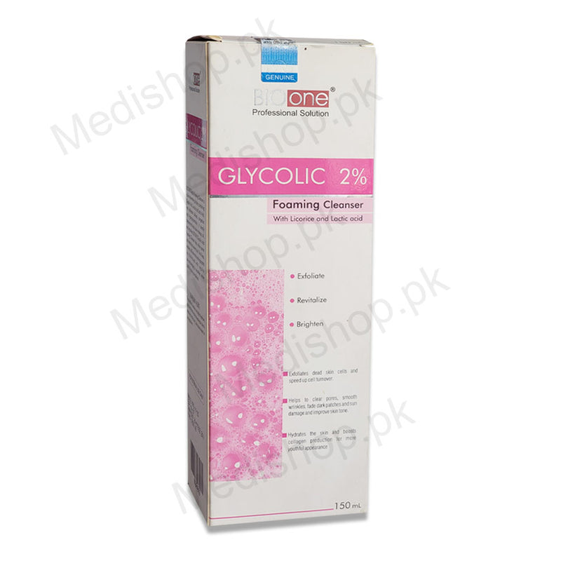 BIO ONE GLYCOLIC 2% FOAMING CLEANSER