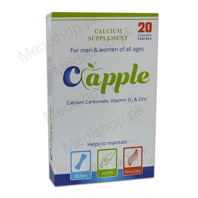 Capcil Tablet Capple CHewable Tablets – Medishop.pk