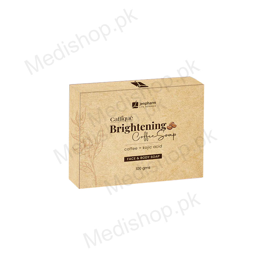 caffique brightening coffe scrub soap