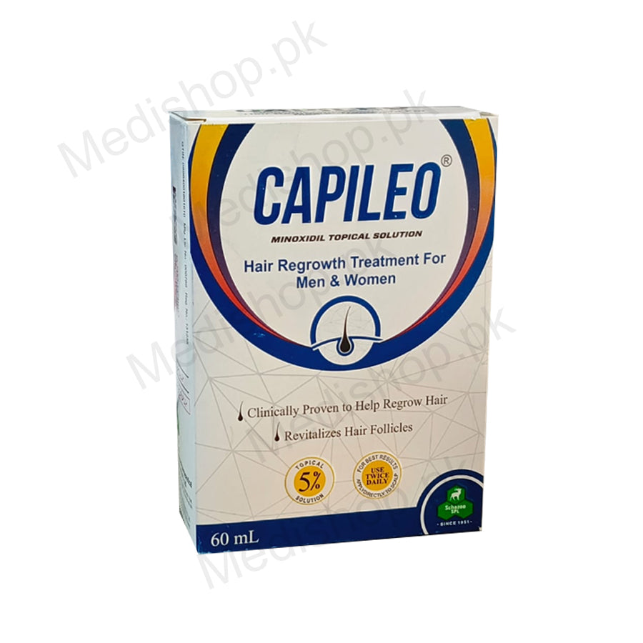 Capileo 5 % Hair Spray 60ml-Hair Growth Treatment – Medishop.pk