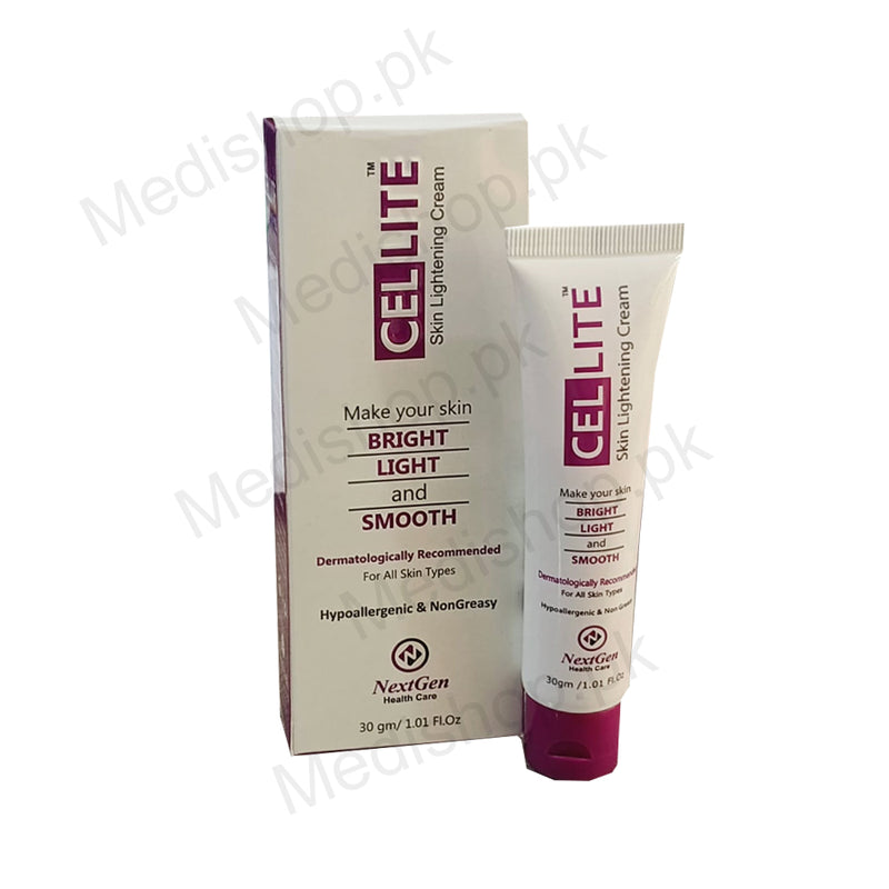 Cellite skin lightening cream 30gm – Medishop.pk