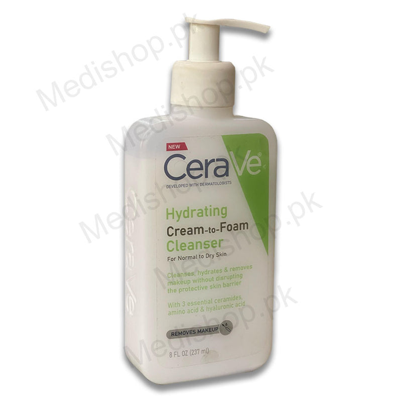 CeraVe Hydrating Cream-To-Foam Cleanser