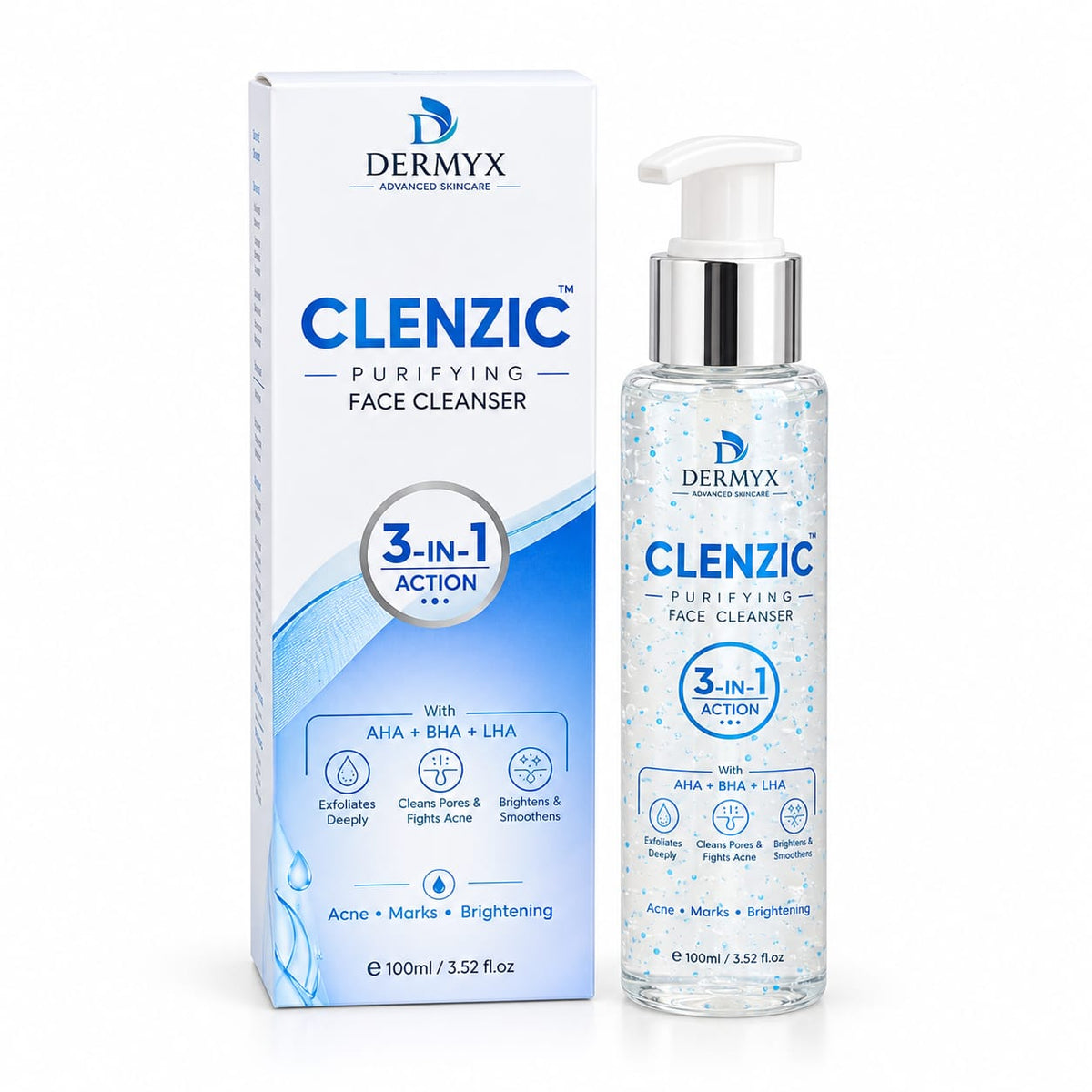 cleznic face cleanser dermyx pharma