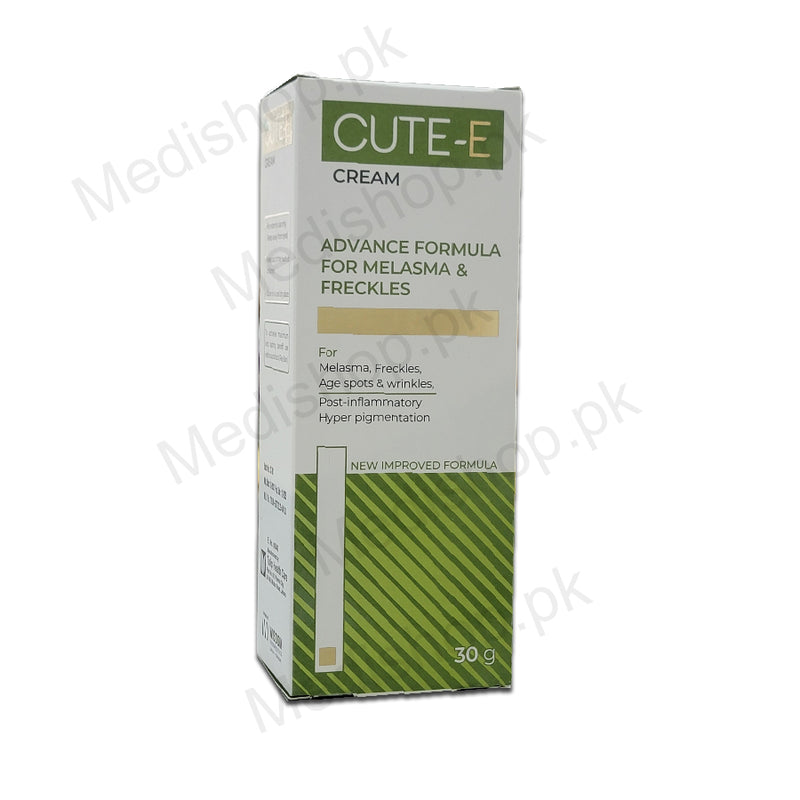 cute e cream advance formula freckles 30gm tulip health care