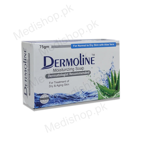  dermoline moisturizing soap for dry skin aging