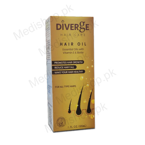 diverge hair care oil 120ml derm innovative