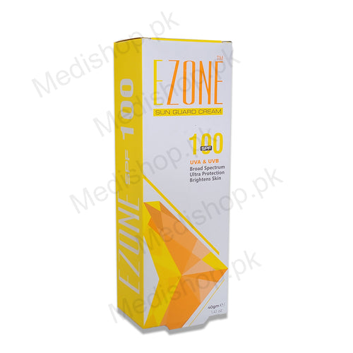  ezone sunguard cream sp  100 40gm sun protection montis pharma
