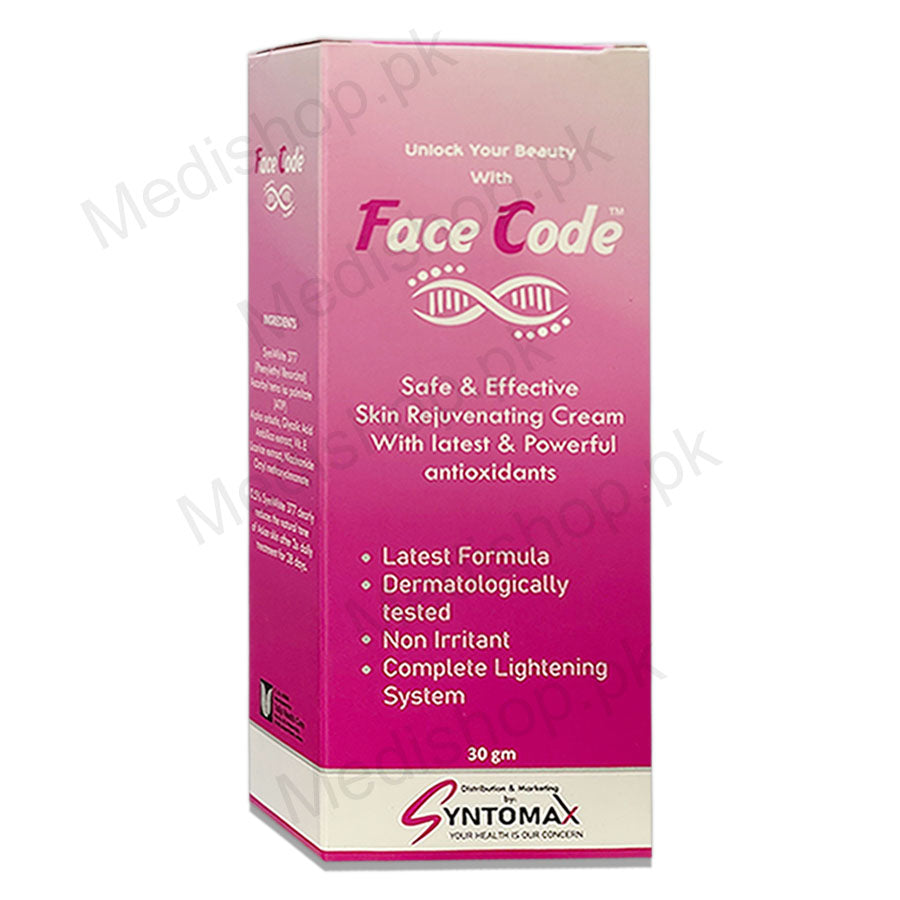 Face Code Cream – Medishop.pk