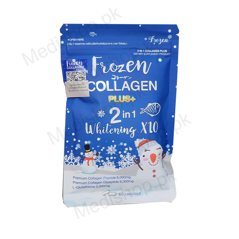 Frozen Collagen 2 In 1 Premium Collagen Peptide Glutathione 60 