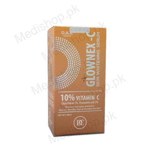 glownex c skin whitening serum20ml derm care