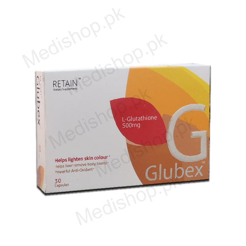 glubex g l glutahione5000mcg 30capsules essentials healthcare