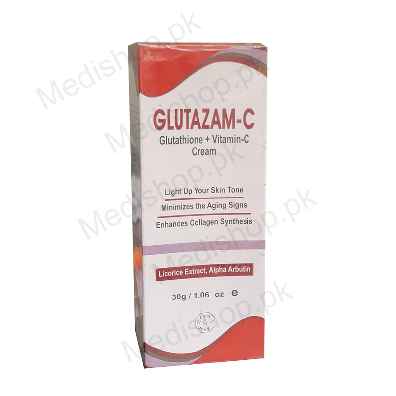 Glutazam C Cream 30gm  Medishop.pk