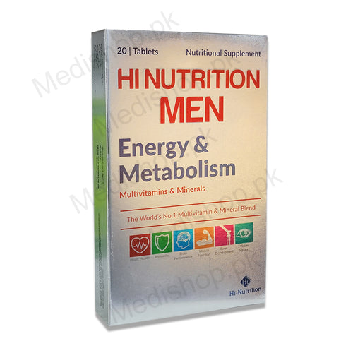 hi nutrition men energy metabolism tablets hi nutrition