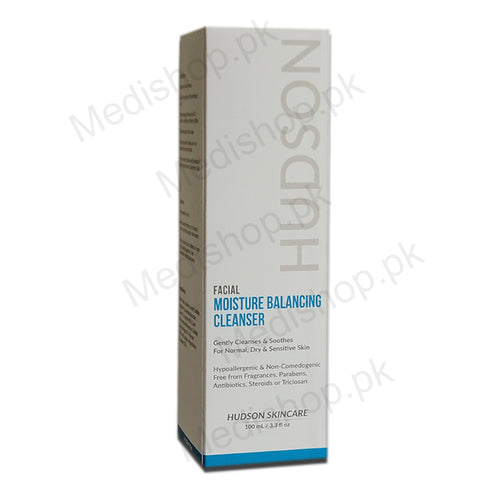 hudson facial moisture balancing cleanser hudson pharma