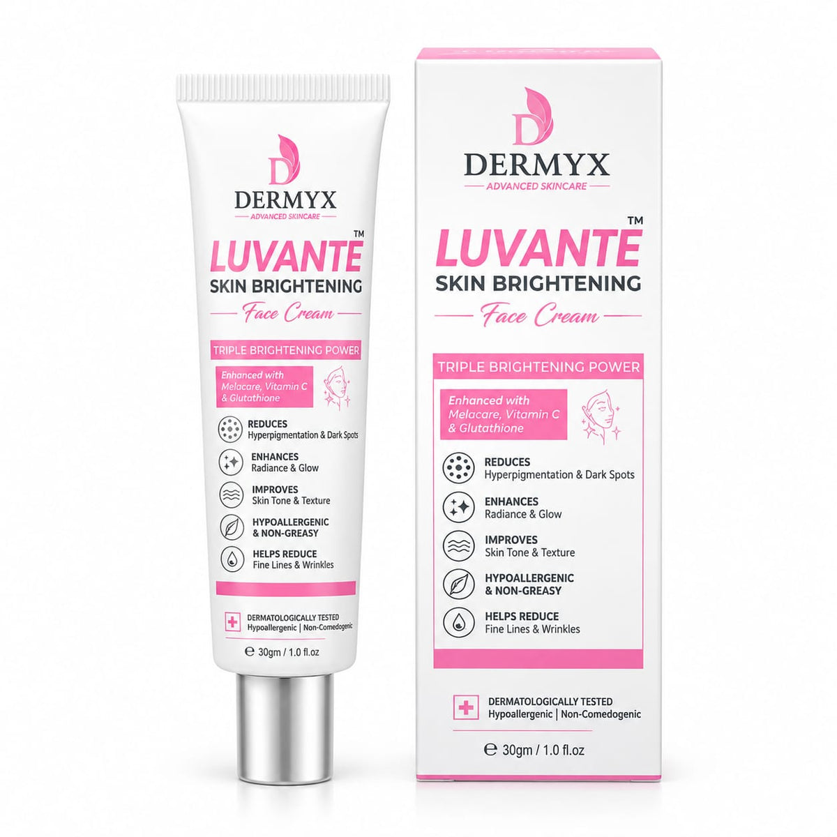 luvanate skin brightening cream dermyx