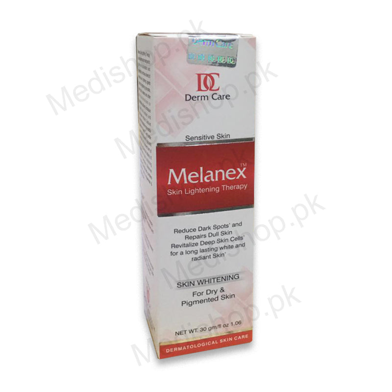 melanex skin lightening therphy whitening cream skincare dermcare 30gm