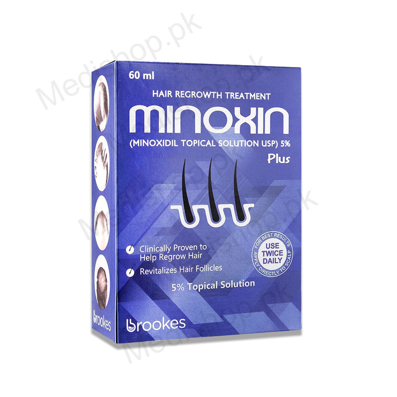minoxin minoxidil plus hair spray for hair fall brookes pharma