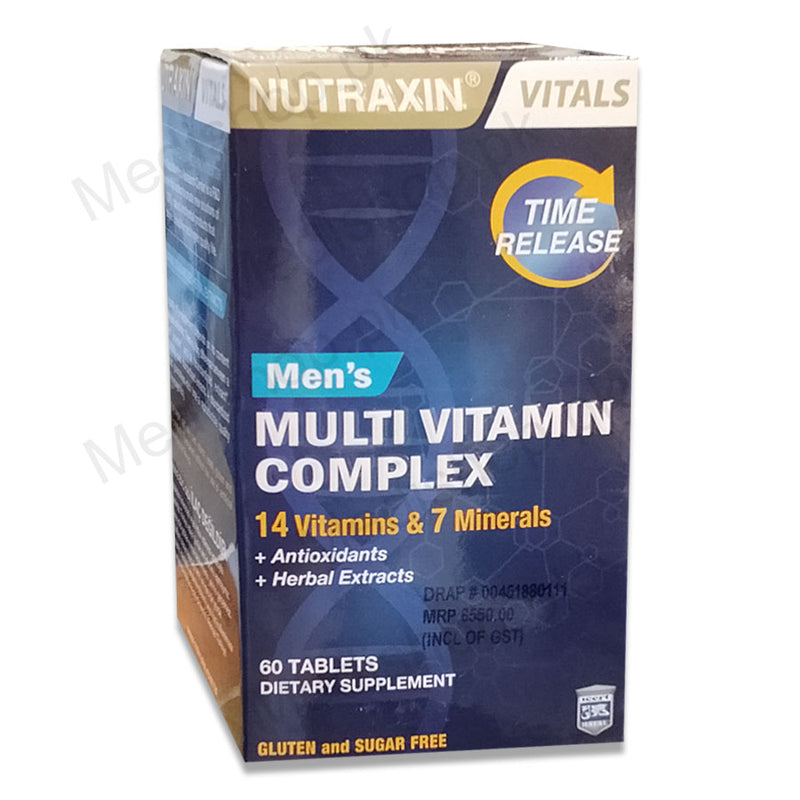 Nutraxin Multi Vitamin Complex Men's Tablets