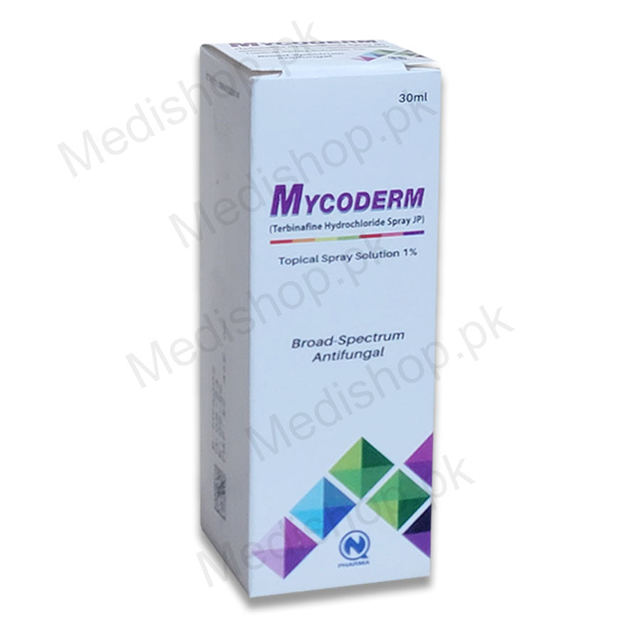 Meccaderm Mycoderm Topical Spray solution 1% – Medishop.pk