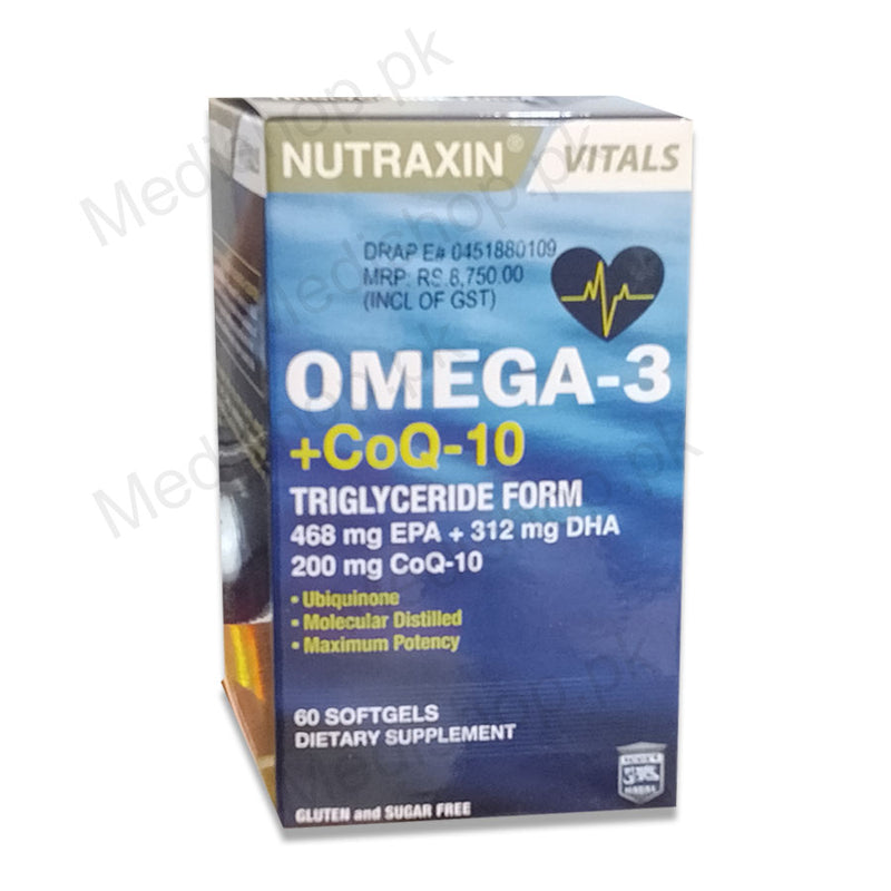 Nutraxin Omega-3 CoQ-10 Softgel