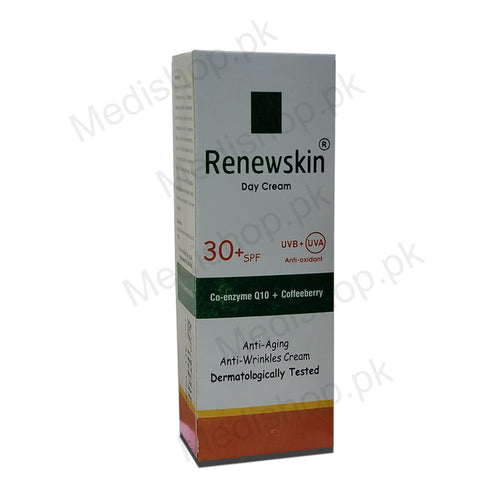 renewskin day cream 30+ spf 50g crystolite pharmaceutical