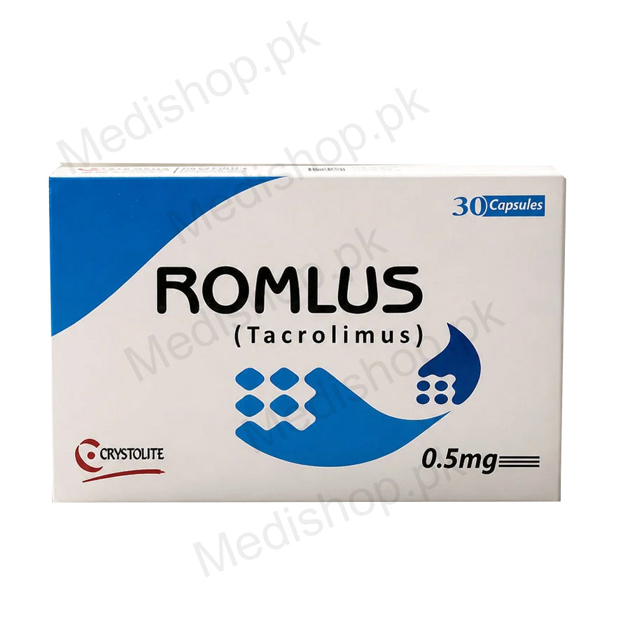 romlus tacrolimus 0.5 capsule crystolite pharma