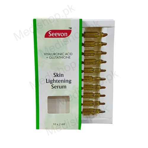 seevon skin lightening serum hyaluronic acid glutathione muema skin care