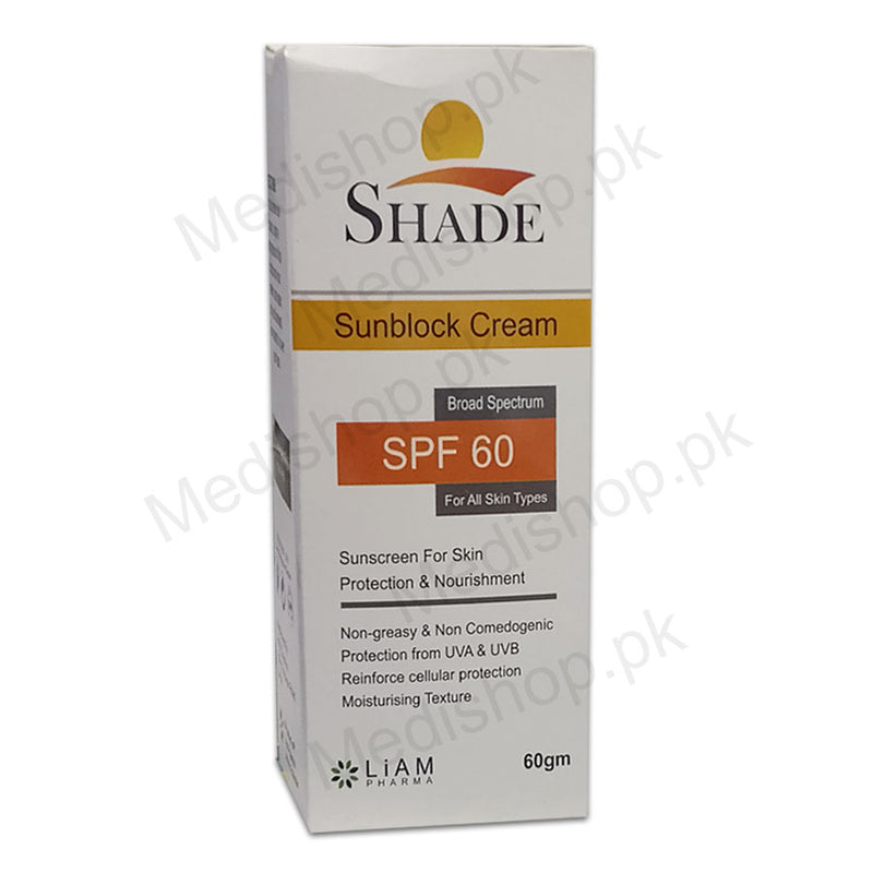 Shade SunBlock SPF60 Cream