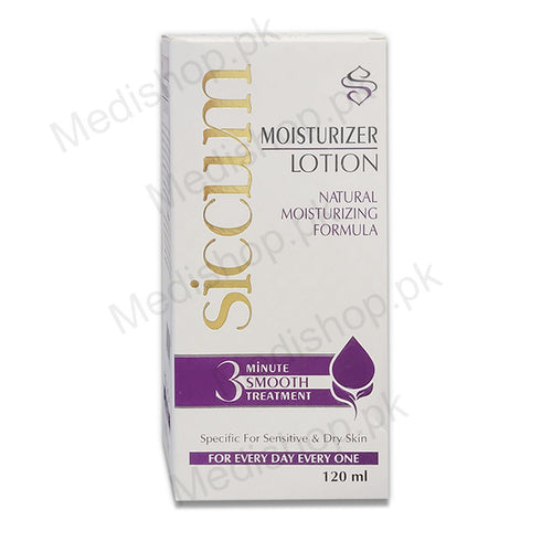 Siccum Lotion Moisturizer 120ml