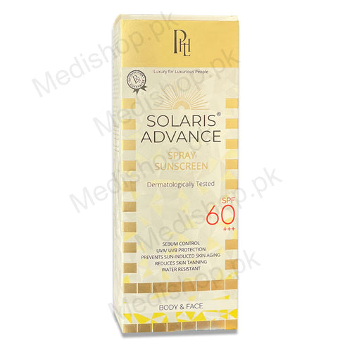 Solaris Advance Sunscreen Spray SPF60+++