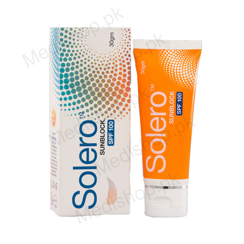 solero sunblock spf 100 30gm helix pharma